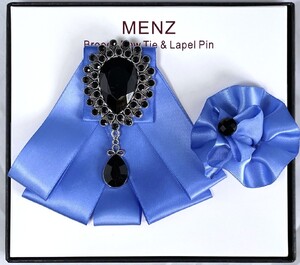 BOWTIE LAPEL COMBO BLC-P.BLUE